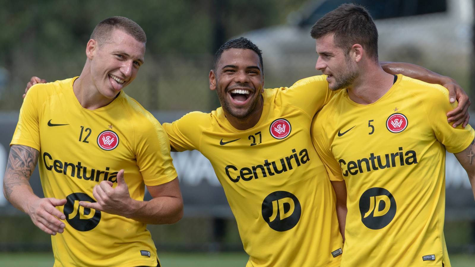 Pic special: Western Sydney Wanderers train Pic special: Western Sydney Wanderers train
