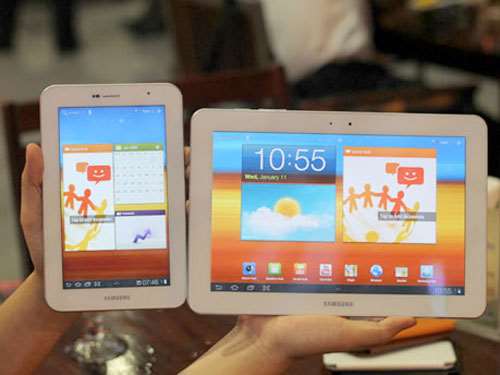 gráfico Volcánico intermitente Galaxy Tab 10.1 and 7.0 Plus now come in white - Mobility - CRN Australia