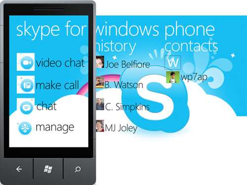 microsoft skype windows phone 7 mango