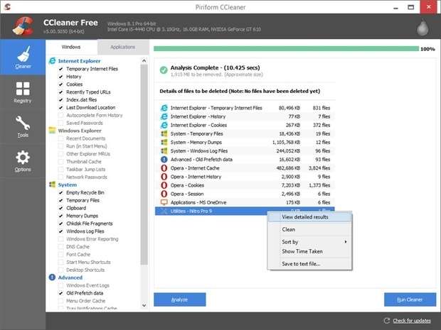 ccleaner piriform review 2016