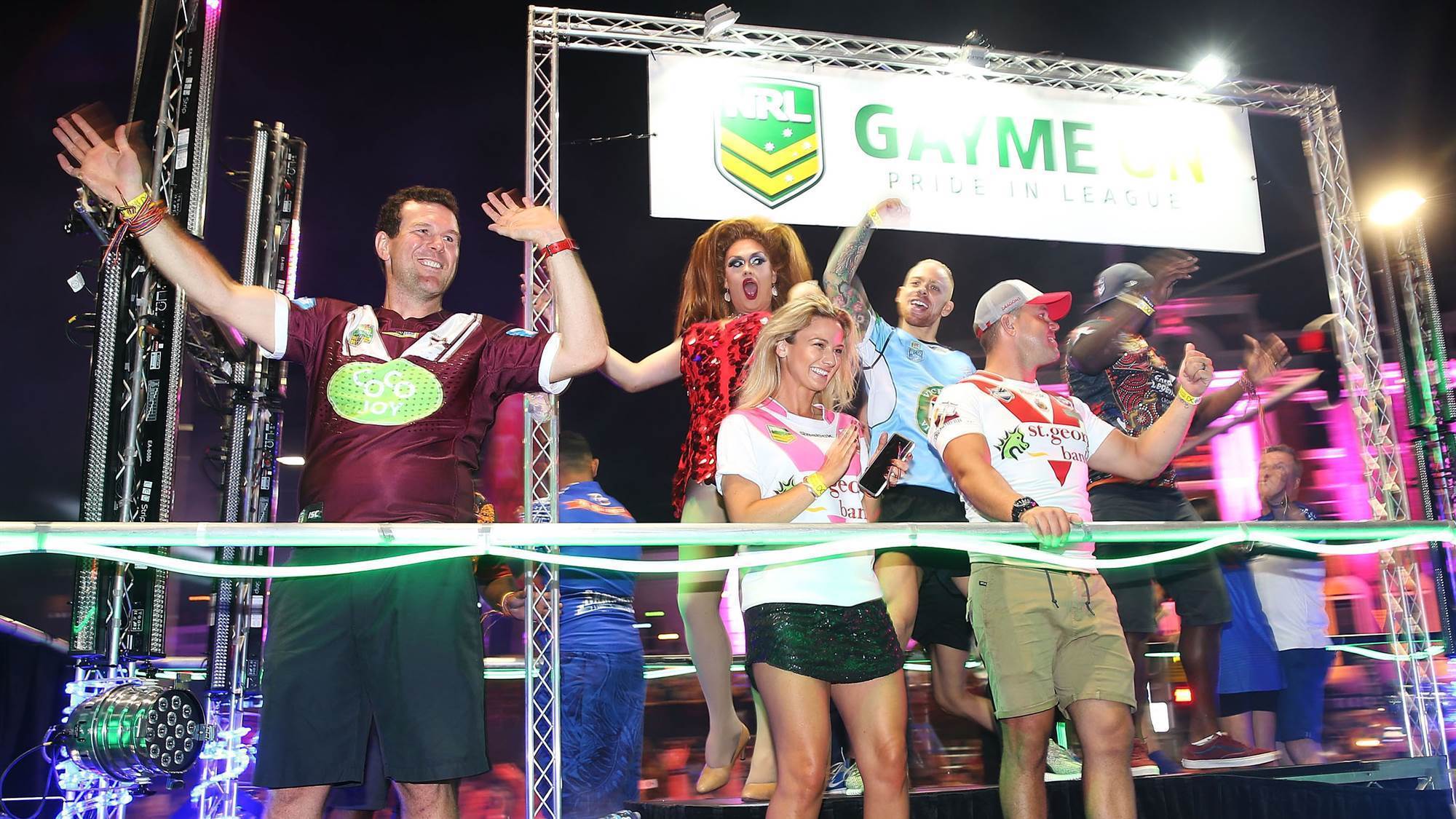 Rugby league stars attending Mardi Gras League Inside Sport