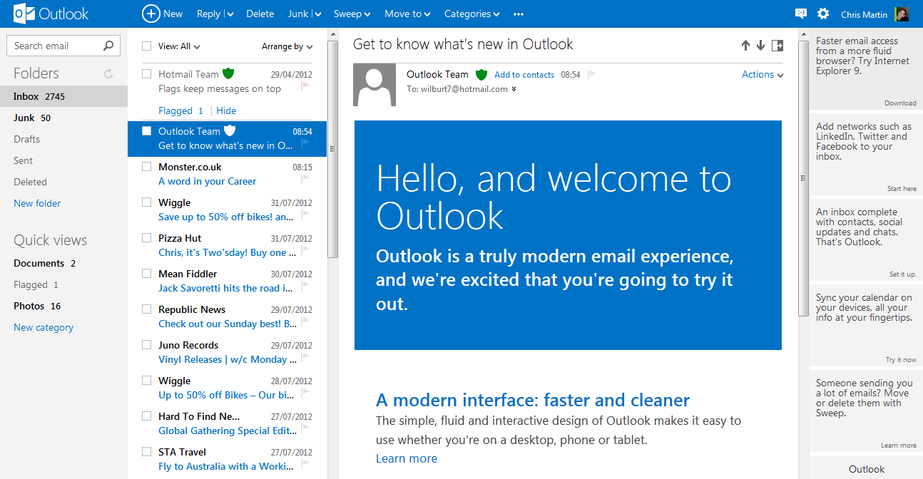 msn outlook news