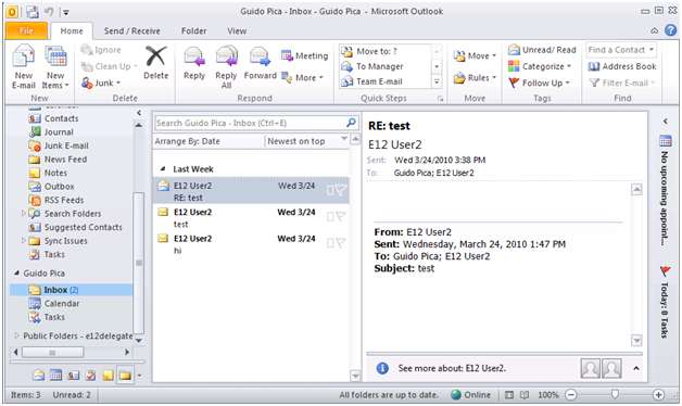 microsoft outlook quick steps testing