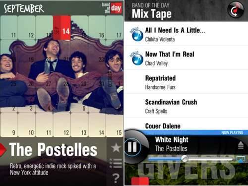 band of the day iphone app