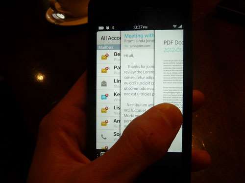 BlackBerry 10 OS – hands on preview