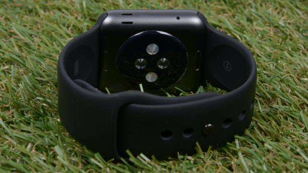 Apple Watch review - strap joined and rear Apple Watch review - strap joined and rear