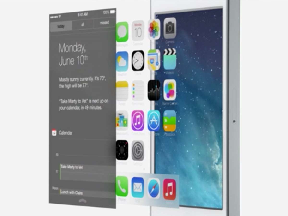 apple ios 7 layers