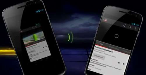 ice cream sandwich android beam 