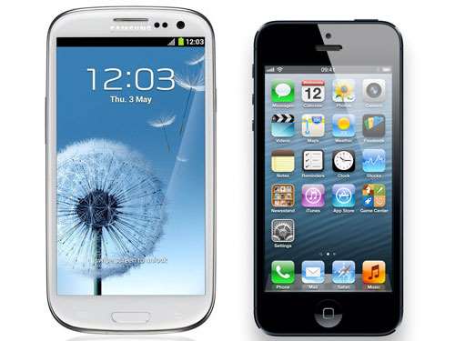 Apple iPhone 5 vs Samsung Galaxy S3