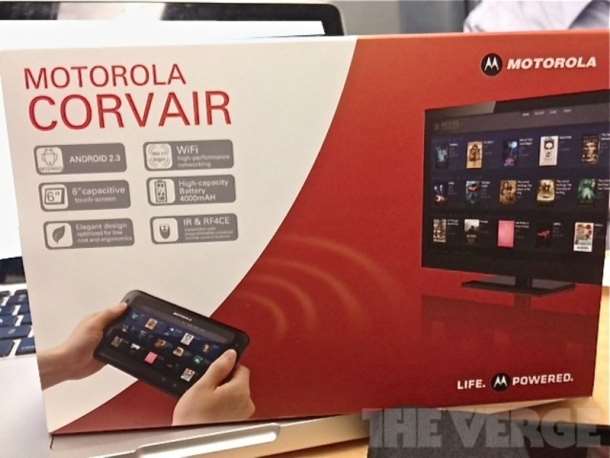 rumour mill motorola corvair android tablet remote controller