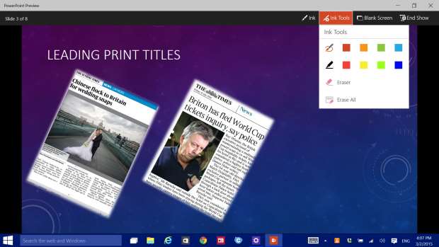 PowerPoint Preview for Windows 10