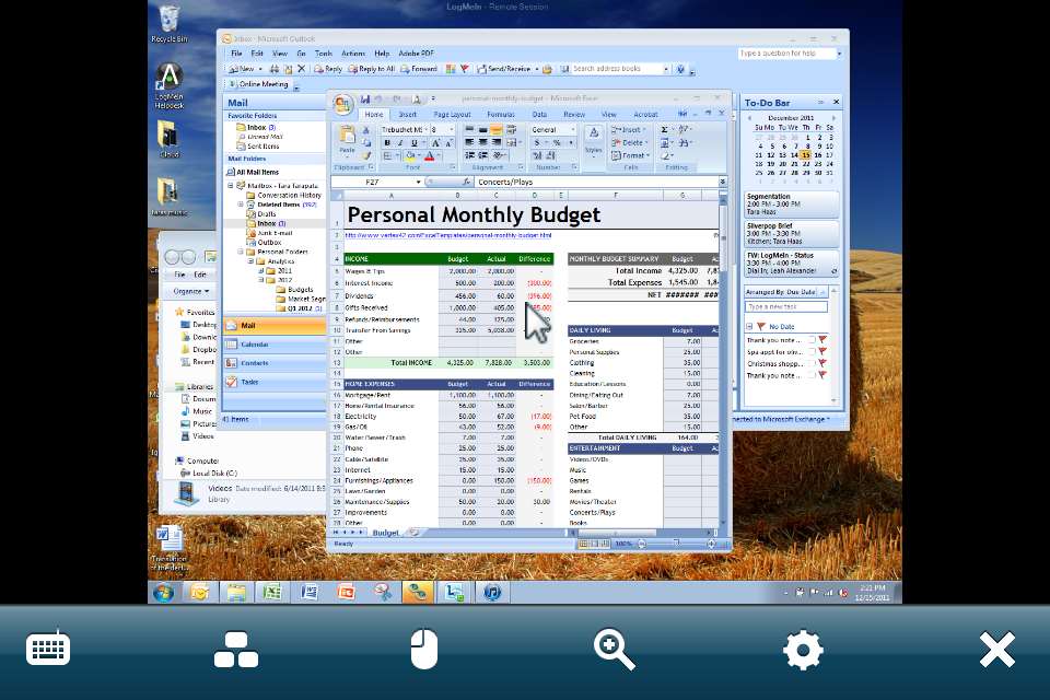 free remote desktop software like logmein