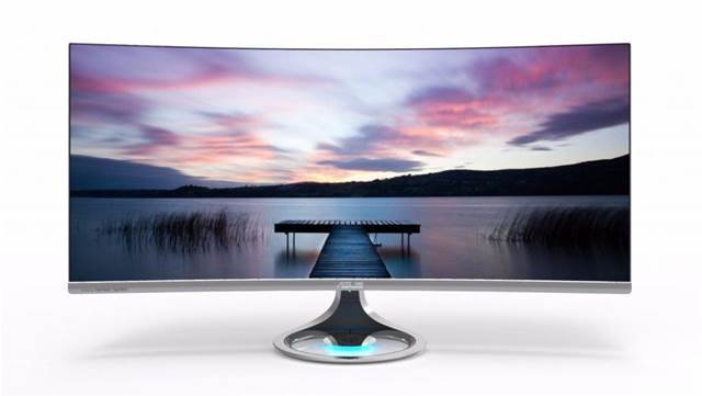 Asus' new Designo Curve MX34VQ monitor is aimed at... yeah, designers