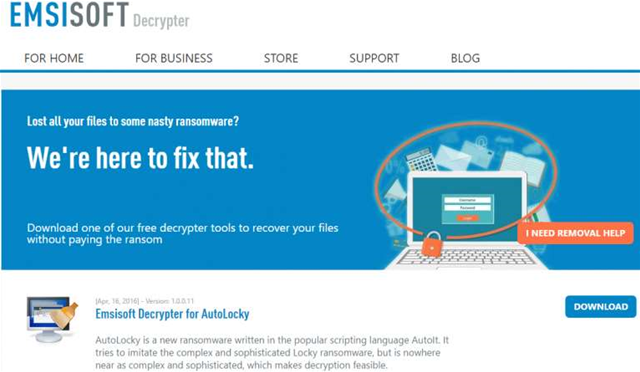 Emsisoft launches ransomware decrypter page