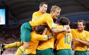 Team-mates celebrate Vinnie's latest delivery of cheeses