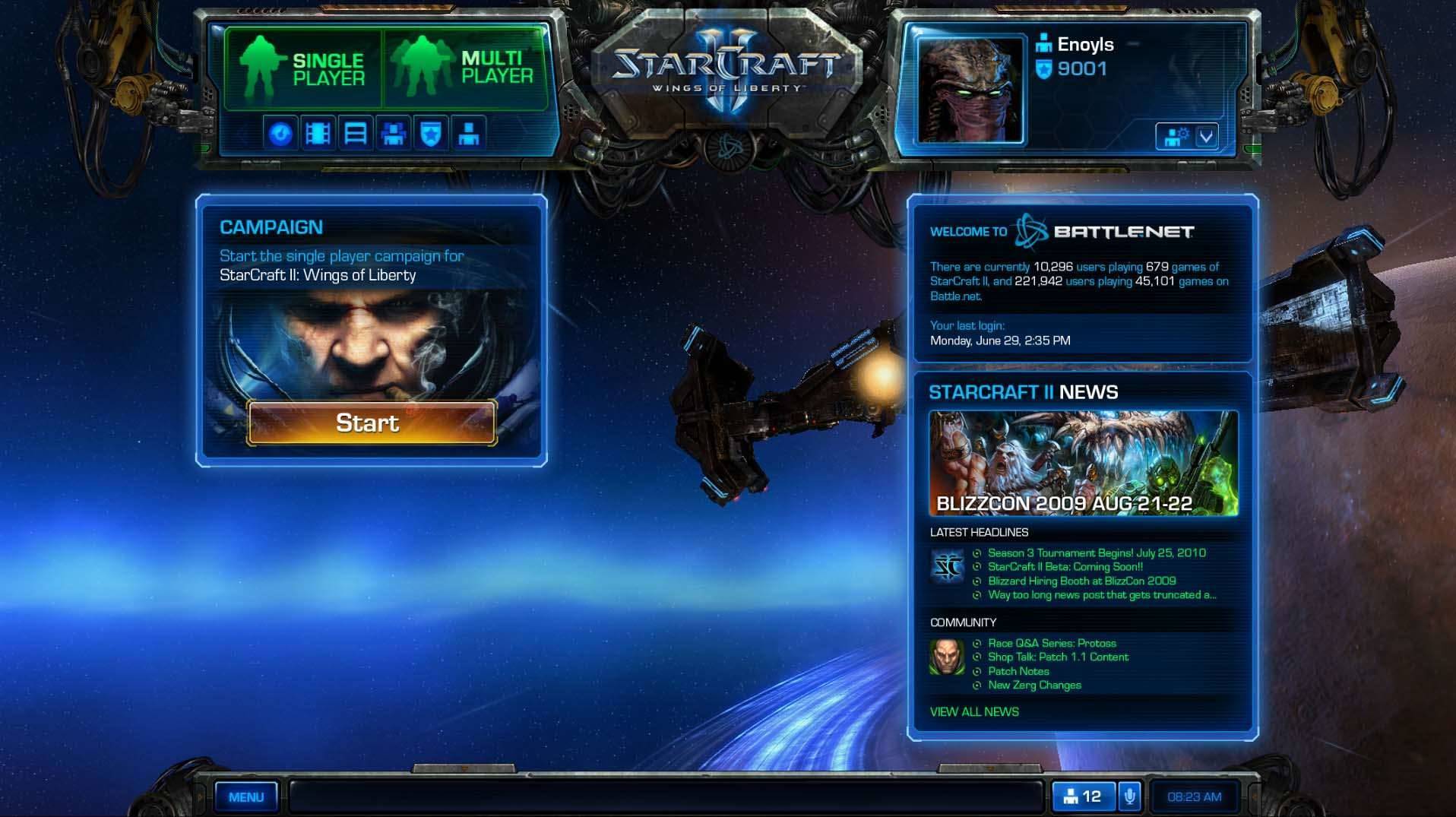 Starcraft 2 Single Player Campaign Patch