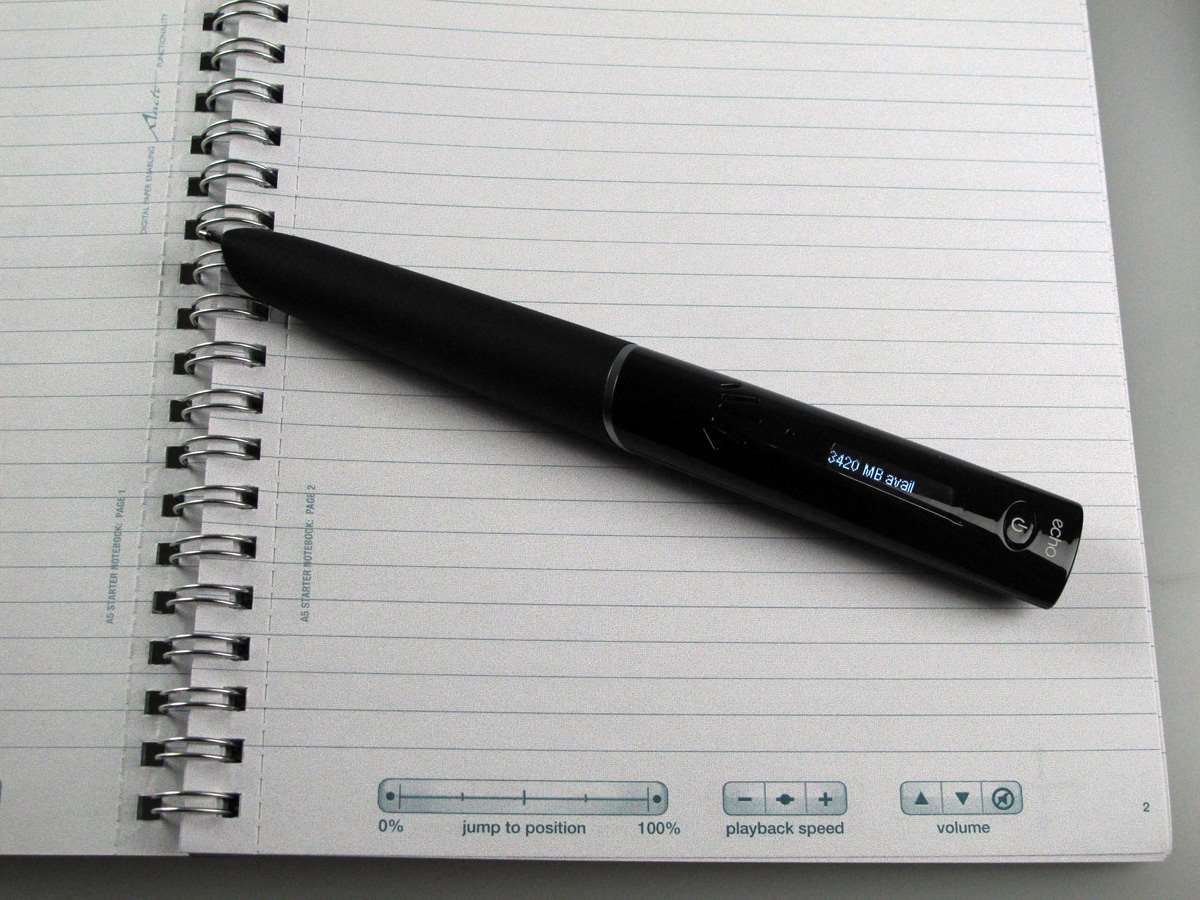 Unboxed Livescribe Echo, the pen that records as you write Hardware