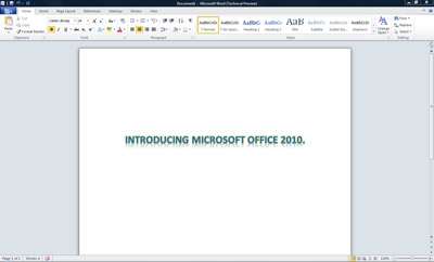 First Look: Microsoft Office 2010 - CRN Australia