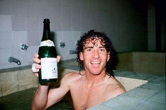 Craig3 Bubbly sure beat cleaning boots and hiding in a car park for months on end.