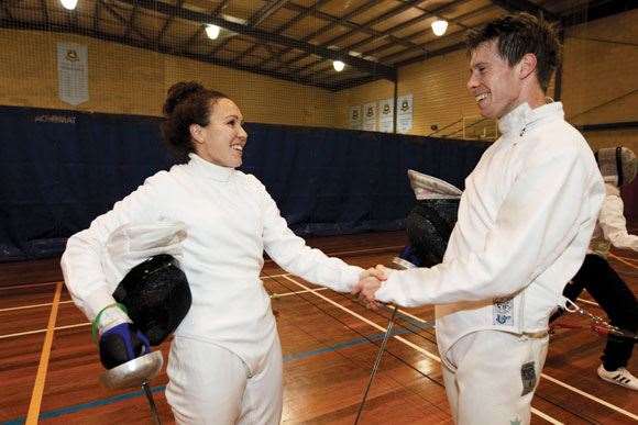 Pentathlon Chloe Esposito Fencing