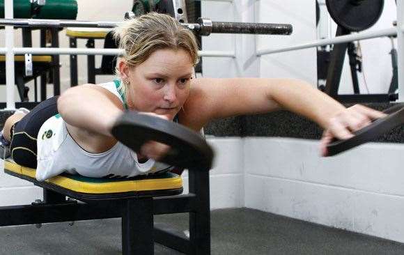 KimM3 Kim Mickle Javelin Training