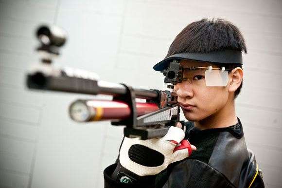 AustShooting Edwin’s a very determined young man who’s always striving for perfection;