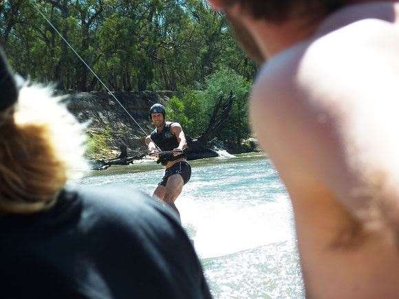 Echuca “Lean back and let the boat do the work” is easier than it sounds.