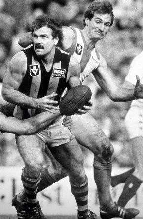 Lethal Leigh on the prowl for  the Hawks in his prime. 