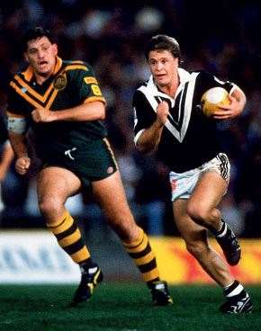 On the attack for the Kiwis 