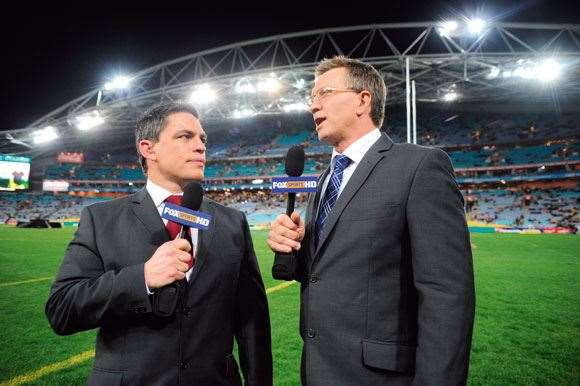 The Fox Sports crew, including Greg Martin, now benefits from Kafer’s wisdom. 
