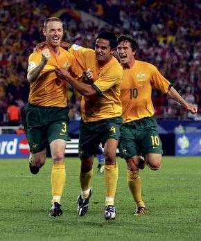 Soccoroo#2 Tears of joy flowed following Craig Moore’s penalty vs Croatia at the 2006 World Cup.