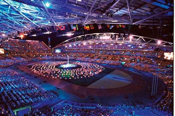 SportsBiz The tables and chairs are still out from the last party, so why not hold another Olympics here?