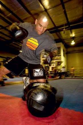 TeHuna2 James Te Huna Punch Practice