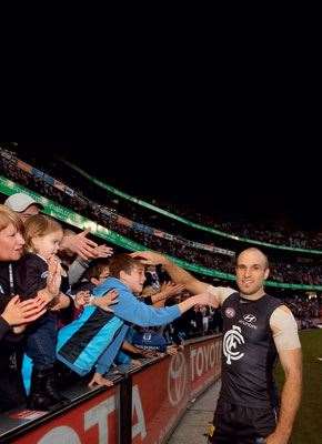 afl Players like Chris Judd fill the stadiums