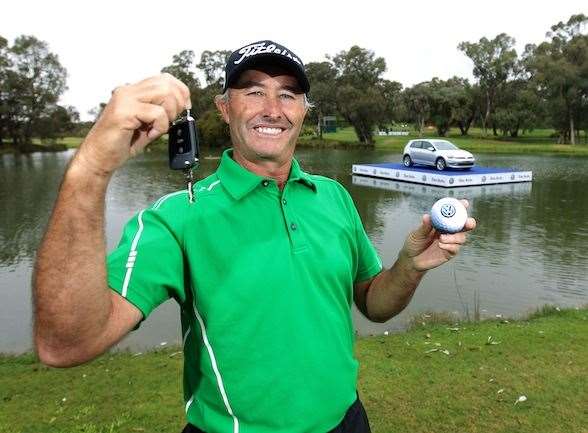 Hole in one winner David McKenzie
