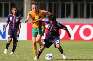 Two second half goals saw Japan overrun the Young Matildas | Credit: Ann Odong
