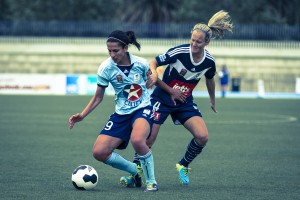 Leena Khamis returned to the W-League with a goal | Credit: Emily Mogic