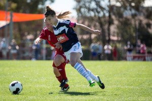 Victory captain Steph Catley | Credit: Emily Mogic Photography