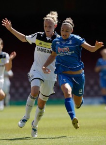 Jodie Taylor in action for Birmingham in the 2012 FA Cup Final | Credit: Getty Images
