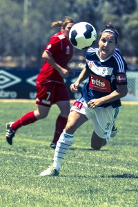 Lisa De Vanna to be a handful | Credit: Emily Mogic / TheWomensGame