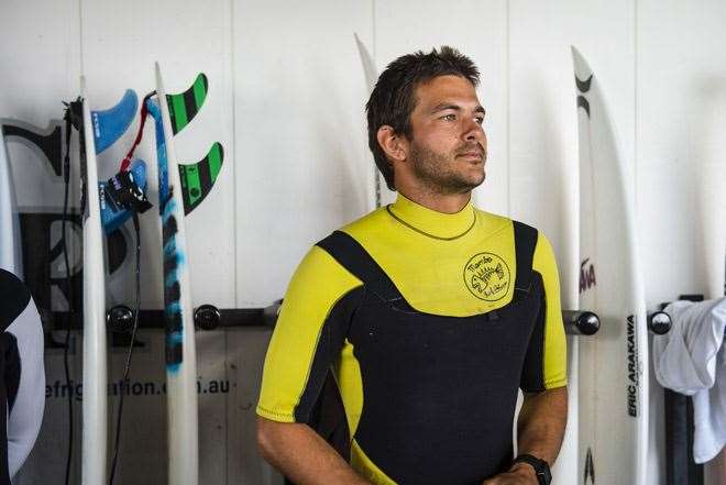 Jay Quinn, one of New Zealand's very best competing in last years Drug Aware Margaret River Pro. Photo by Peter Joli Wilson
