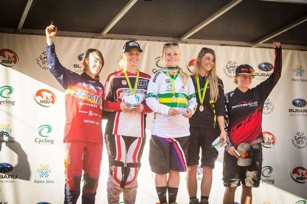 women's downhill champion