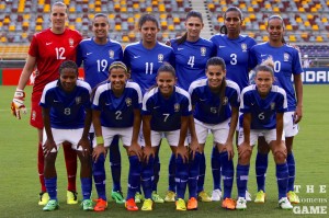 Australia held their own against an almost full strength Brazil