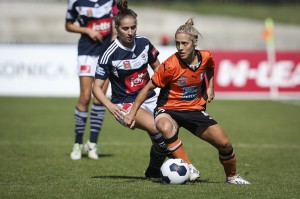 Katrina Gorry helped Brisbane to the Grand Final | Credit: Emily Mogic / emilymogic.com