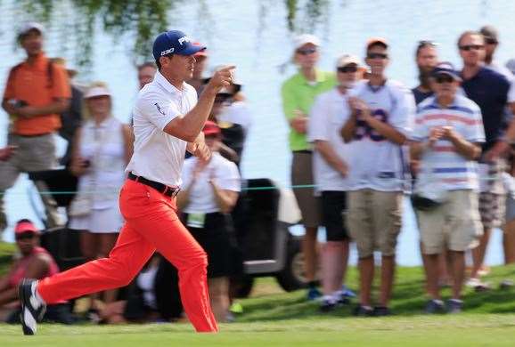 Billy Horschel dashed off for a toilet break after hitting his final iron shot. PHOTO: Getty Images