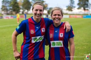 Hayley Crawford and Amber Neilson played important roles for the Jets | Credit: Joseph Mayers Photography