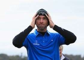 Oliver Wilson takes a moment to let the fact he has won sink in. PHOTO: Getty Images