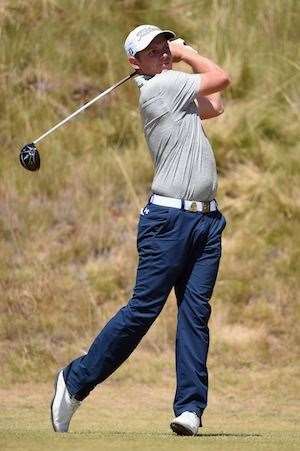 Cameron Smith playing in his first major championship will play in the third last group in the final round. (Photo by Ross Kinnaird/Getty Images)
