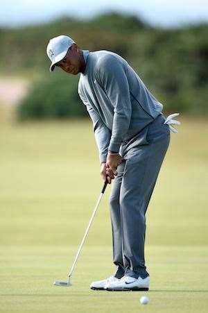 Tiger says all parts of his game, including his putting, is starting to come around. PHOTO: Stuart Franklin/Getty Images.