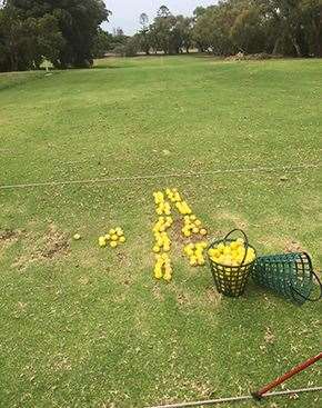 Getting in some practice